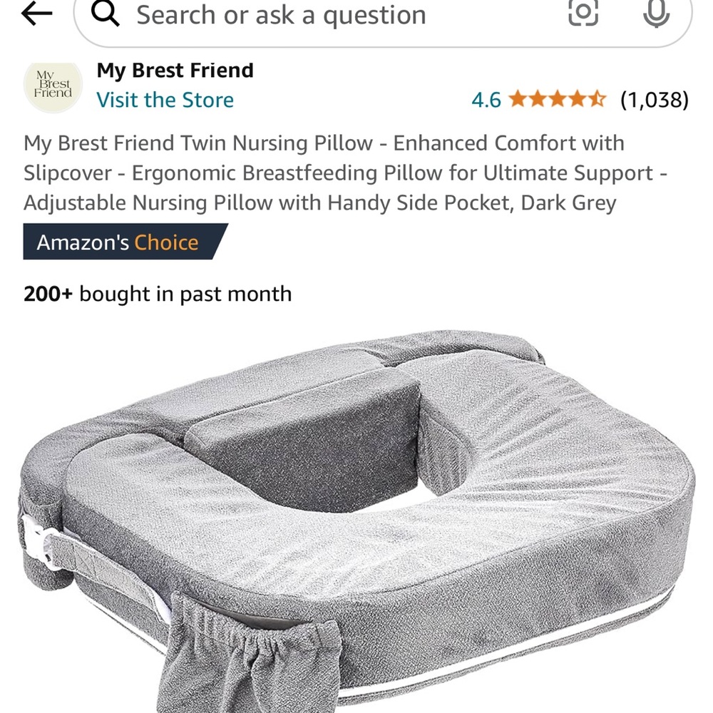 My breast friend twin pillow